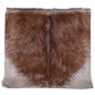 vidaXL Taburete plegable de cuero auténtico y madera de teca maciza vidaXL Taburete plegable de cuero auténtico y madera de teca maciza