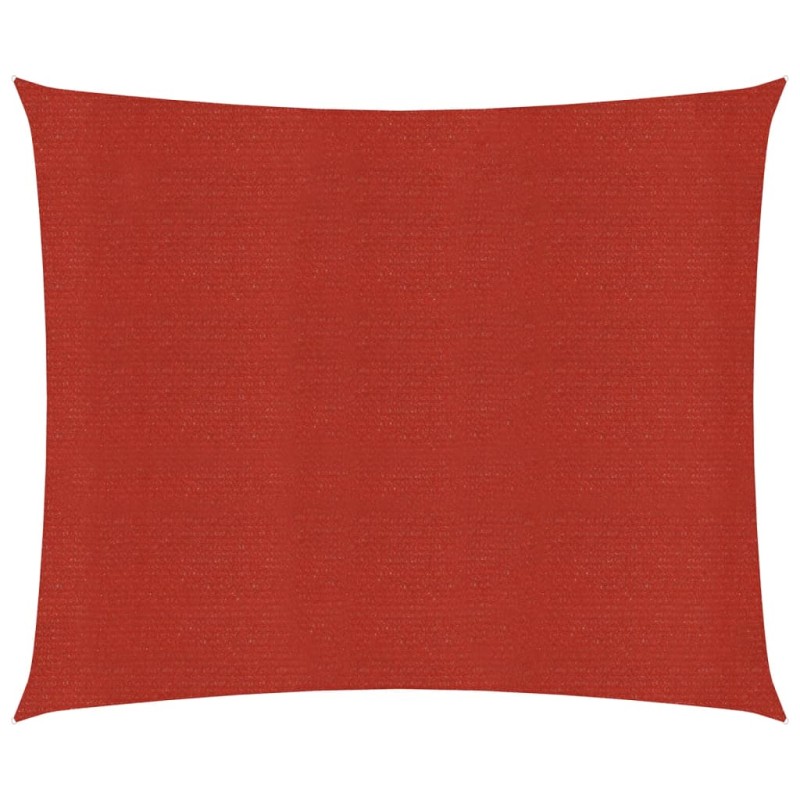 vidaXL Toldo de vela rojo HDPE 160 g/m² 2,5x3 m vidaXL Toldo de vela rojo HDPE 160 g/m² 2,5x3 m