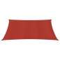vidaXL Toldo de vela rojo HDPE 160 g/m² 2,5x3 m vidaXL Toldo de vela rojo HDPE 160 g/m² 2,5x3 m