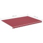 vidaXL Tela de repuesto para toldo rojo burdeos 5x3,5 m vidaXL Tela de repuesto para toldo rojo burdeos 5x3,5 m