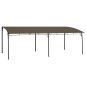 vidaXL Toldo parasol de jardín gris taupe 6x3x2,55 m vidaXL Toldo parasol de jardín gris taupe 6x3x2,55 m