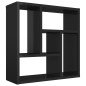 vidaXL Estantería pared contrachapada negro brillo 45,1x16x45,1 cm vidaXL Estantería pared contrachapada negro brillo 45,1x16x45,1 cm