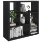 vidaXL Estantería pared contrachapada negro brillo 45,1x16x45,1 cm vidaXL Estantería pared contrachapada negro brillo 45,1x16x45,1 cm