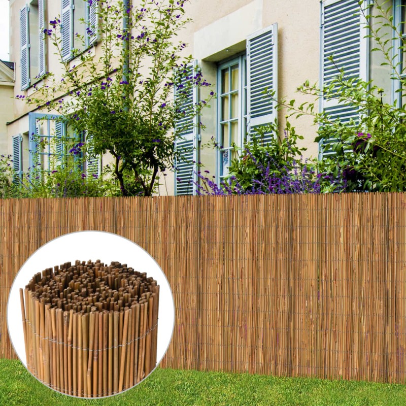 vidaXL Valla cañizo de bambú 500x100 cm vidaXL Valla cañizo de bambú 500x100 cm