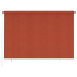 vidaXL Persiana enrollable exterior 220x140 cm terracota HDPE