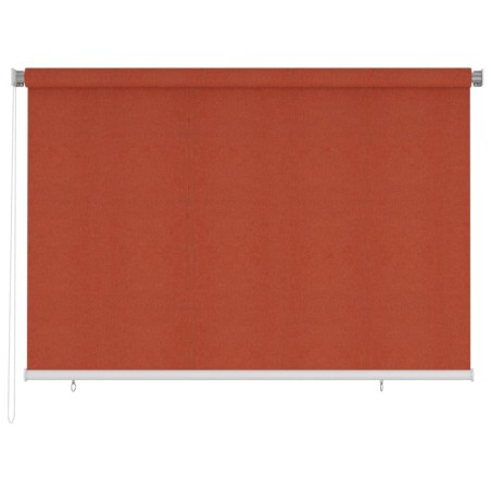 vidaXL Persiana enrollable exterior 220x140 cm terracota HDPE
