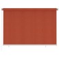 vidaXL Persiana enrollable exterior 220x140 cm terracota HDPE vidaXL Persiana enrollable exterior 220x140 cm terracota HDPE