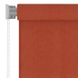vidaXL Persiana enrollable exterior 220x140 cm terracota HDPE vidaXL Persiana enrollable exterior 220x140 cm terracota HDPE