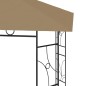 vidaXL Cenador gris taupé 4x3x2,7 m 160 g/m² vidaXL Cenador gris taupé 4x3x2,7 m 160 g/m²