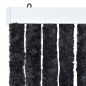 vidaXL Cortina mosquitera gris antracita chenilla 90x200 cm vidaXL Cortina mosquitera gris antracita chenilla 90x200 cm