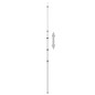 vidaXL Postes telescópicos de toldo 2 uds acero galvanizado 102-260 cm vidaXL Postes telescópicos de toldo 2 uds acero galvanizado 102-260 cm