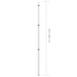 vidaXL Postes telescópicos de toldo 2 uds acero galvanizado 102-260 cm vidaXL Postes telescópicos de toldo 2 uds acero galvanizado 102-260 cm
