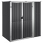 vidaXL Cobertizo de herramientas jardín acero galvanizado 161x89x161cm vidaXL Cobertizo de herramientas jardín acero galvanizado 161x89x161cm