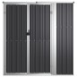 vidaXL Cobertizo de herramientas jardín acero galvanizado 161x89x161cm vidaXL Cobertizo de herramientas jardín acero galvanizado 161x89x161cm