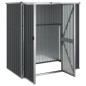 vidaXL Cobertizo de herramientas jardín acero galvanizado 161x89x161cm vidaXL Cobertizo de herramientas jardín acero galvanizado 161x89x161cm