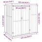 vidaXL Cobertizo de herramientas jardín acero galvanizado 161x89x161cm vidaXL Cobertizo de herramientas jardín acero galvanizado 161x89x161cm