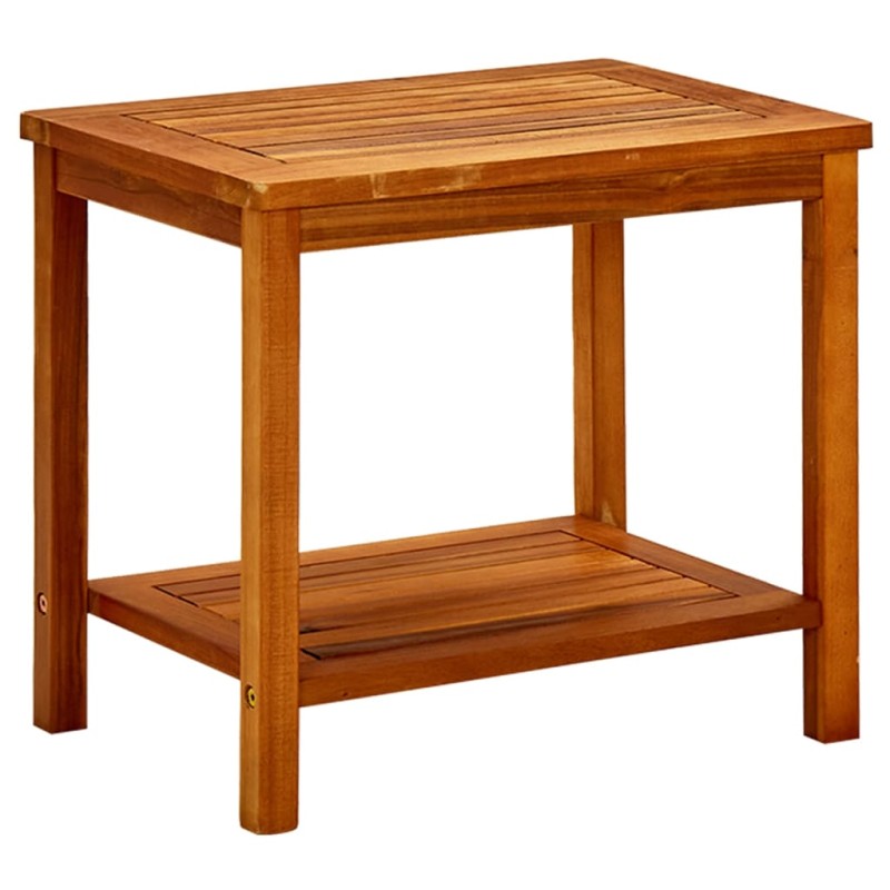 vidaXL Mesa de centro de madera maciza de acacia 50x35x45 cm vidaXL Mesa de centro de madera maciza de acacia 50x35x45 cm