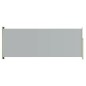 vidaXL Toldo lateral retráctil de jardín gris 117x300 cm vidaXL Toldo lateral retráctil de jardín gris 117x300 cm