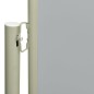 vidaXL Toldo lateral retráctil de jardín gris 117x300 cm vidaXL Toldo lateral retráctil de jardín gris 117x300 cm