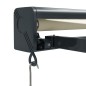 vidaXL Toldo retráctil aluminio y tela color crema 4,5x3 m vidaXL Toldo retráctil aluminio y tela color crema 4,5x3 m