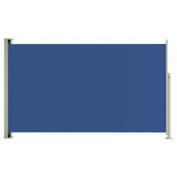 vidaXL Toldo lateral retráctil de jardín azul 180x300 cm