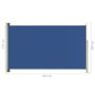 vidaXL Toldo lateral retráctil de jardín azul 180x300 cm vidaXL Toldo lateral retráctil de jardín azul 180x300 cm