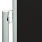 vidaXL Toldo lateral retráctil de jardín negro 200x600 cm vidaXL Toldo lateral retráctil de jardín negro 200x600 cm