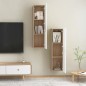 vidaXL Muebles TV 2 uds contrachapada blanco roble 30,5x30x110 cm vidaXL Muebles TV 2 uds contrachapada blanco roble 30,5x30x110 cm