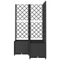vidaXL Jardinera con enrejado PP negro 80x80x136 cm vidaXL Jardinera con enrejado PP negro 80x80x136 cm