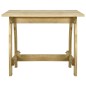 vidaXL Mesa de jardín de madera de pino impregnada 110x74x75 cm 