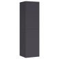 vidaXL Muebles para TV 2 uds madera contrachapada gris 30,5x30x110 cm vidaXL Muebles para TV 2 uds madera contrachapada gris 30,5x30x110 cm