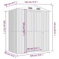 vidaXL Cobertizo de jardín acero galvanizado antracita 192x108x223 cm