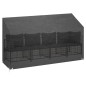 vidaXL Funda de banco de jardín 12 ojales polietileno 210x70x70/88 cm vidaXL Funda de banco de jardín 12 ojales polietileno 210x70x70/88 cm
