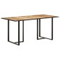 vidaXL Mesa de comedor madera de mango rugosa 160 cm vidaXL Mesa de comedor madera de mango rugosa 160 cm