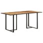 vidaXL Mesa de comedor madera de mango rugosa 160 cm vidaXL Mesa de comedor madera de mango rugosa 160 cm