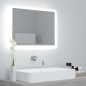 vidaXL Espejo de baño acrílico gris hormigón 60x8,5x37 cm vidaXL Espejo de baño acrílico gris hormigón 60x8,5x37 cm