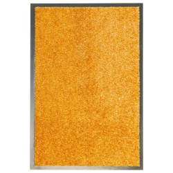 vidaXL Felpudo lavable naranja 40x60 cm