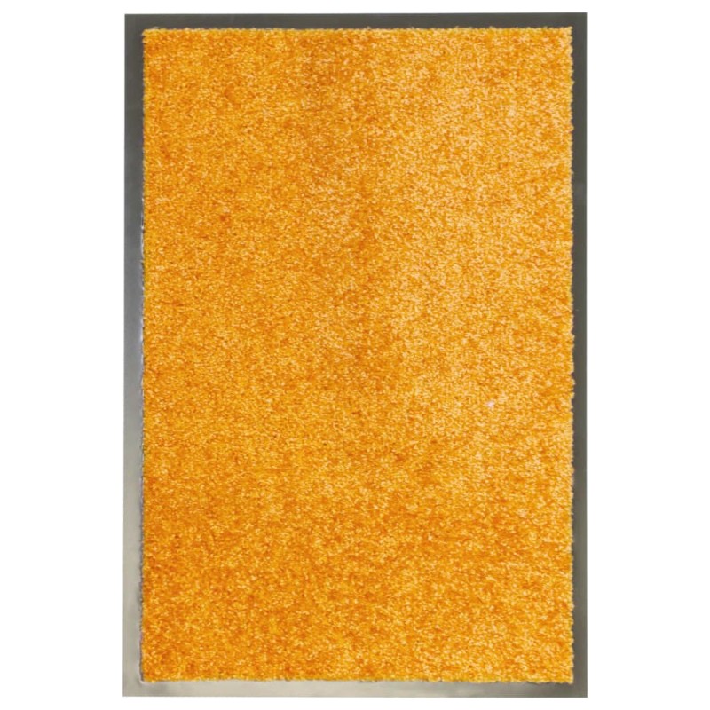 vidaXL Felpudo lavable naranja 40x60 cm vidaXL Felpudo lavable naranja 40x60 cm