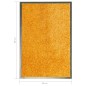 vidaXL Felpudo lavable naranja 40x60 cm vidaXL Felpudo lavable naranja 40x60 cm