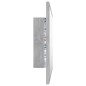 vidaXL Espejo de baño acrílico gris hormigón 60x8,5x37 cm vidaXL Espejo de baño acrílico gris hormigón 60x8,5x37 cm