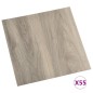 vidaXL Lamas para suelo autoadhesivas 55 piezas PVC 5,11 m² gris taupe vidaXL Lamas para suelo autoadhesivas 55 piezas PVC 5,11 m² gris taupe