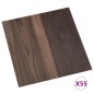 vidaXL Lamas para suelo autoadhesivas 55 uds PVC 5,11 m² marrón oscuro vidaXL Lamas para suelo autoadhesivas 55 uds PVC 5,11 m² marrón oscuro