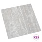 vidaXL Lamas para suelo autoadhesivas 55 uds PVC 5,11 m² gris