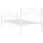 vidaXL Estructura de cama de metal blanco 100x200 cm vidaXL Estructura de cama de metal blanco 100x200 cm