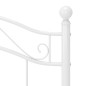 vidaXL Estructura de cama de metal blanco 100x200 cm vidaXL Estructura de cama de metal blanco 100x200 cm