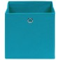 vidaXL Cajas de almacenaje 4 uds tela no tejida azul bebé 28x28x28 cm vidaXL Cajas de almacenaje 4 uds tela no tejida azul bebé 28x28x28 cm
