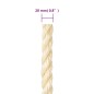 vidaXL Cuerda 100% sisal 20 mm 25 m vidaXL Cuerda 100% sisal 20 mm 25 m