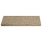 vidaXL Alfombrilla autoadhesiva escalera sisal 15 uds beige 65x21x4 cm vidaXL Alfombrilla autoadhesiva escalera sisal 15 uds beige 65x21x4 cm
