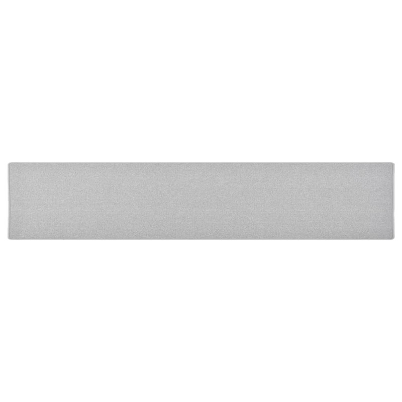 vidaXL Alfombra de pasillo gris claro 80x400 cm vidaXL Alfombra de pasillo gris claro 80x400 cm
