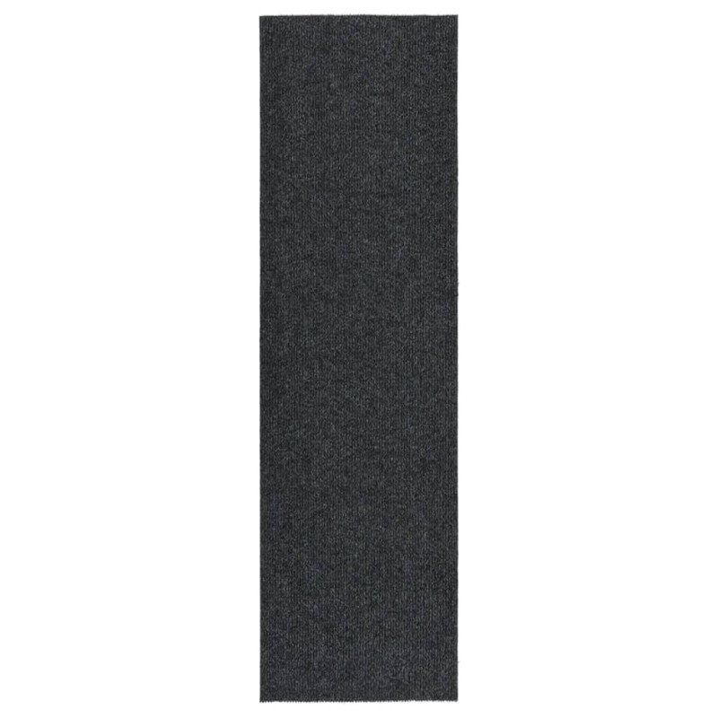 vidaXL Alfombra de pasillo atrapa suciedad 100x350 cm gris antracita vidaXL Alfombra de pasillo atrapa suciedad 100x350 cm gris antracita